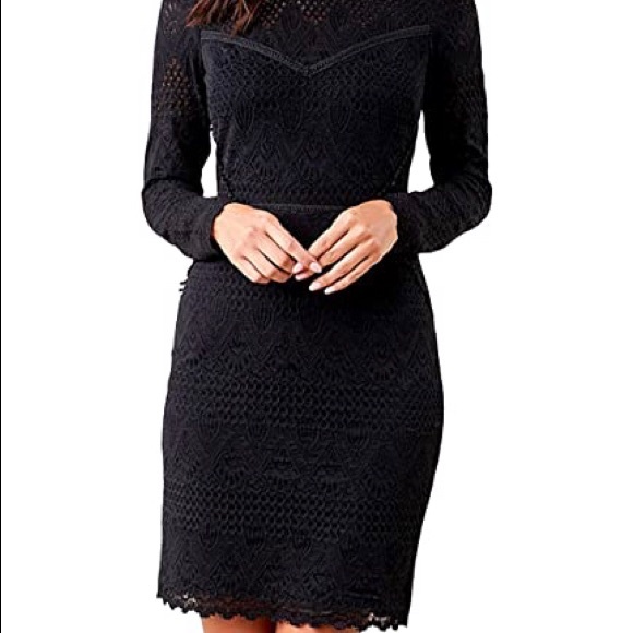 LALA LACE BODYCON DRESS - Picture 3 of 8